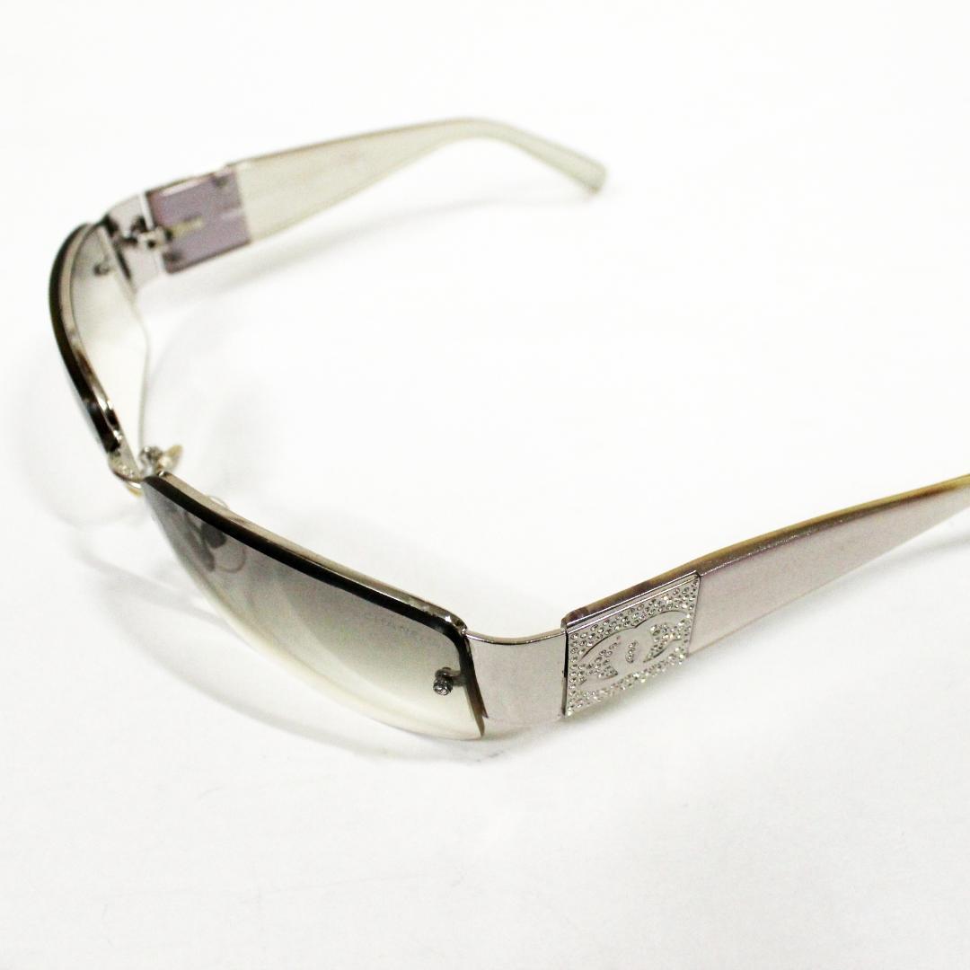 激レア 美品 シャネル サングラス ココマーク ラインストーン CHANEL