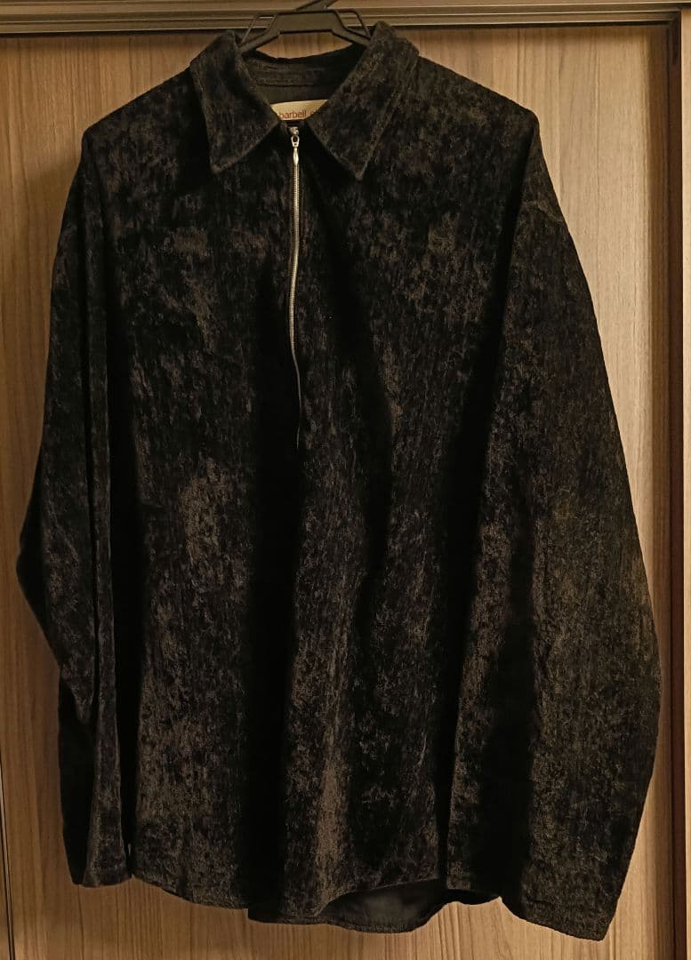 barbell object john 別注 velveteen zip po