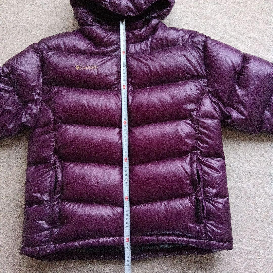 【専用品】コロンビア　フード付きダウンジャケット紫　サイズS