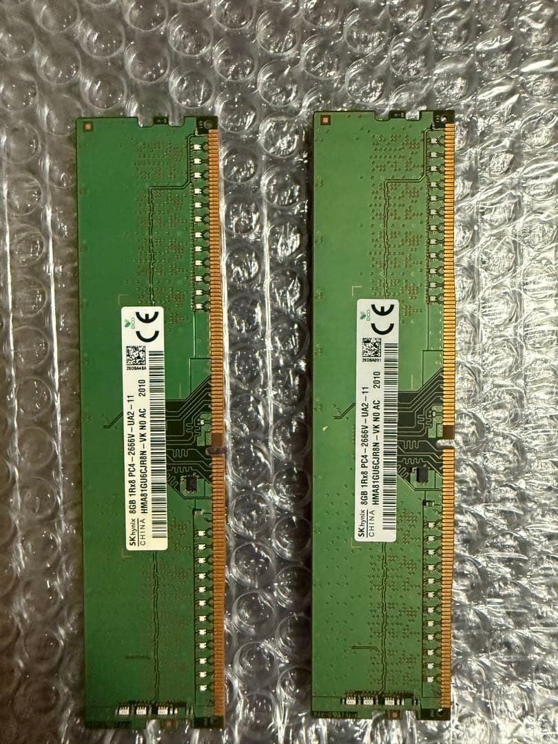 SK hynix 8GB DDR4 メモリ PC4-2666v ２個