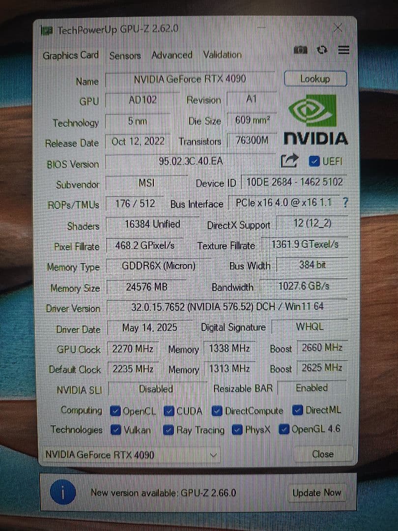 美品 MSI SPRIM X RTX4090 24GB