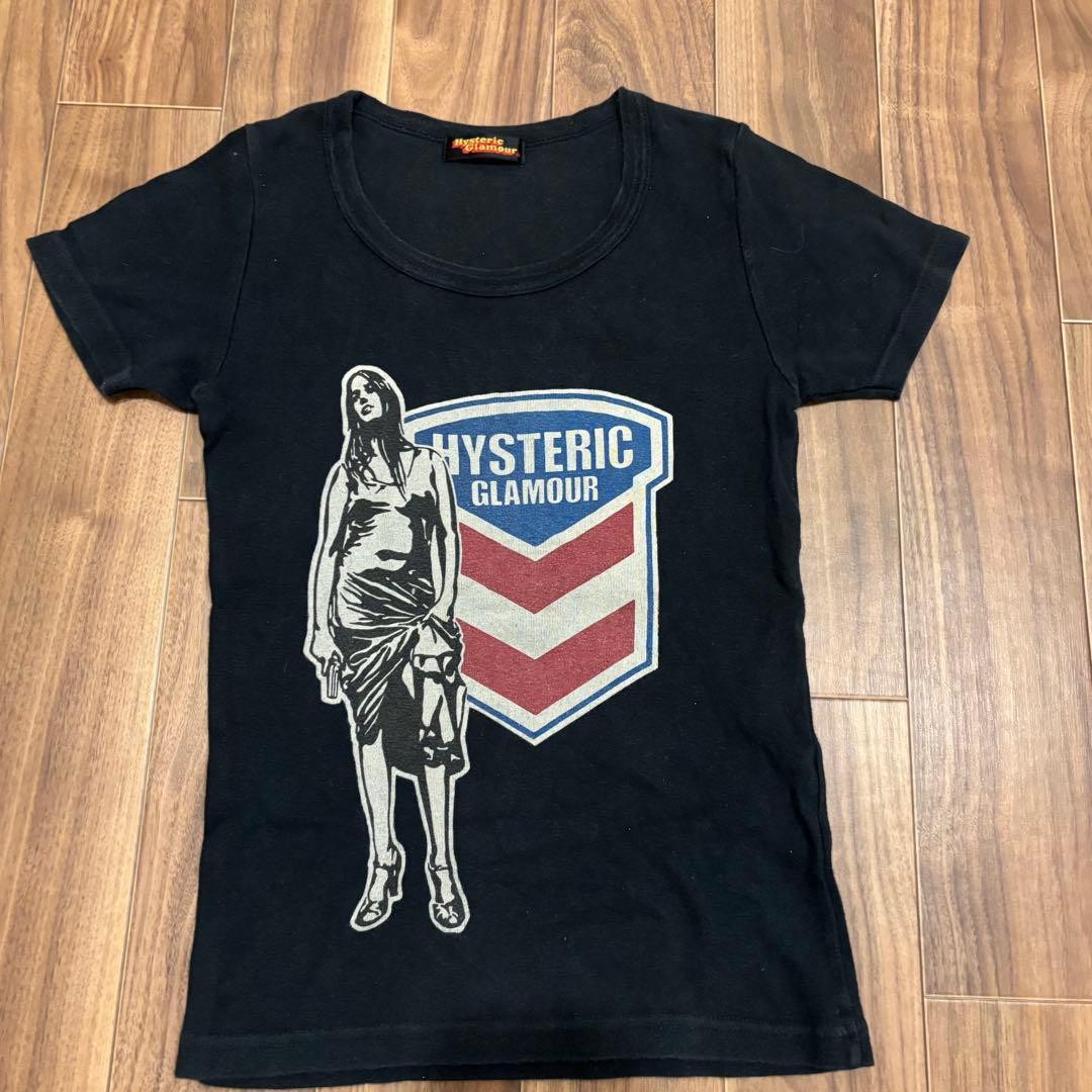 Hysteric Glamour ヒステリックグラマー Tシャツ 黒 日本製