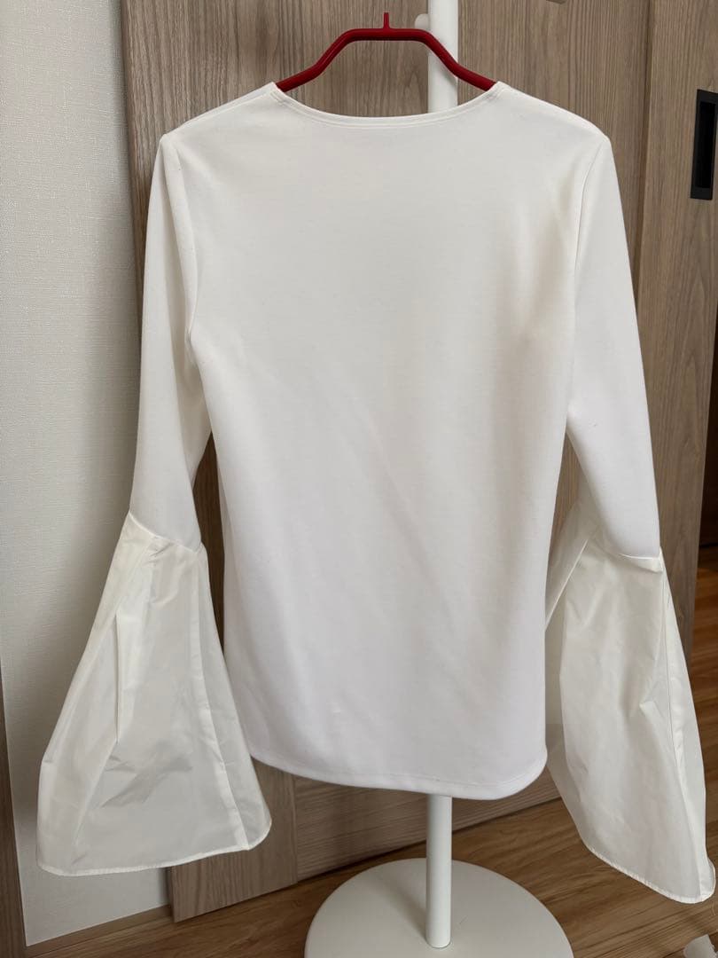 ルフィル le phil タフタコンビカットソー　白　近藤千尋