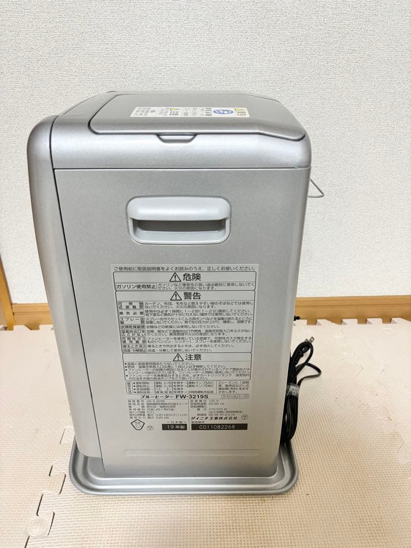 ダイニチ ブルーヒーター FW-3219S 2019年製 キャスター付き