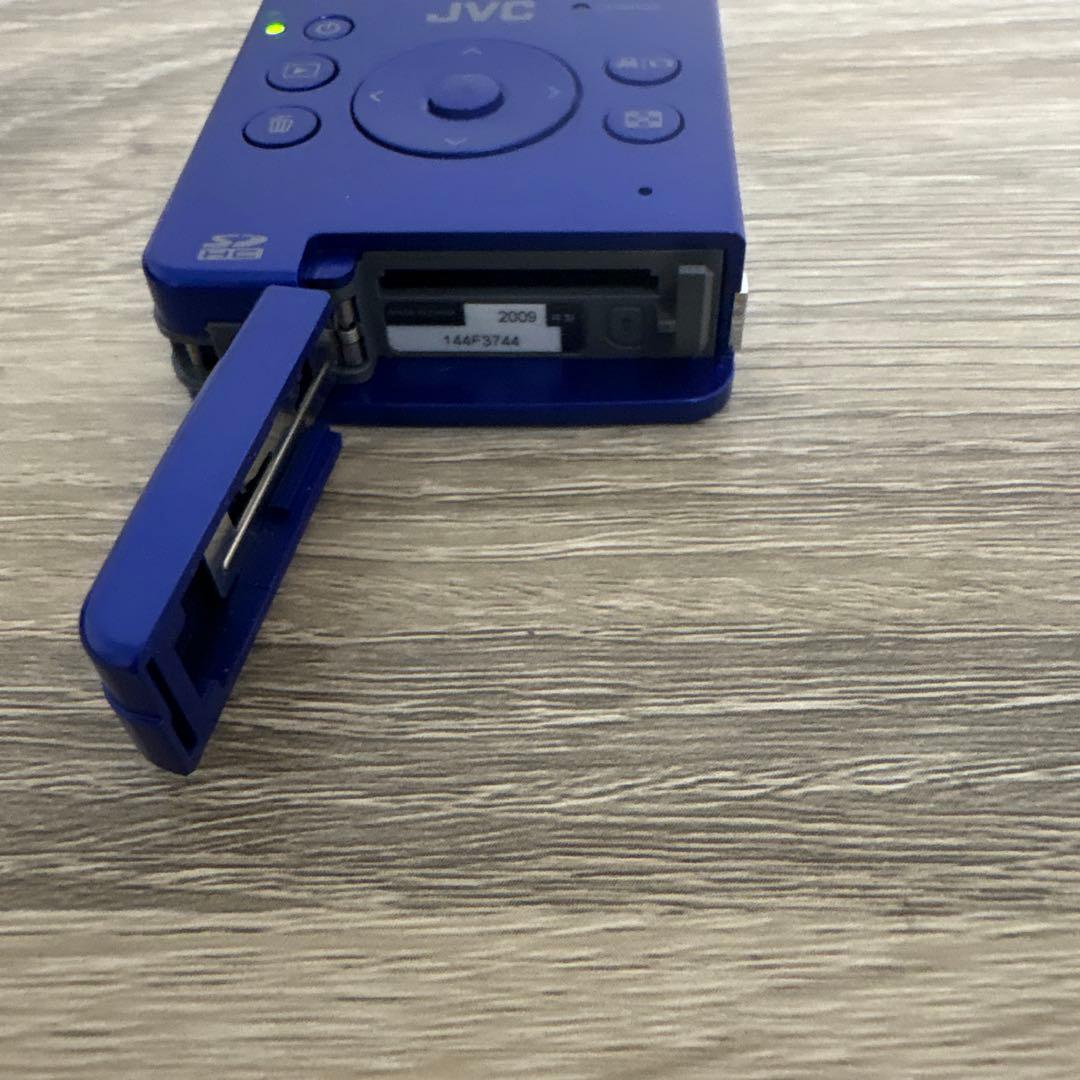【動作確認済】JVC HDメモリーカメラ GC-FM1-A ブルー