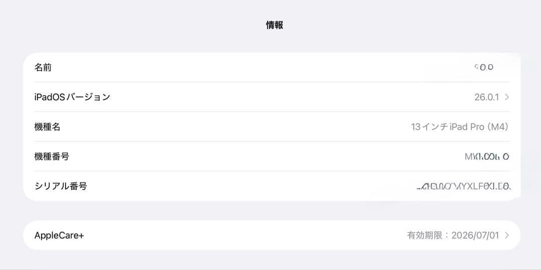 当日発送 Apple Care+付き iPad Pro M4 13インチ 1TB
