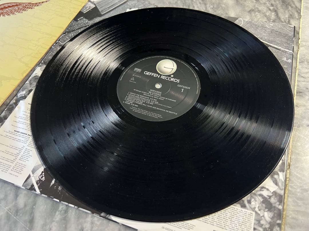 NIRVANA ニルヴァーナ IN UTERO アルバム アナログ盤 レコード