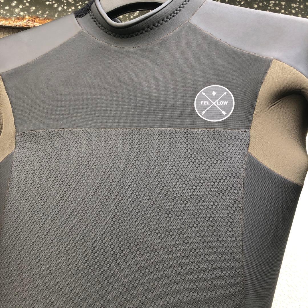 FELLOW セミドライ 5×3mm ウェットスーツ150 冬用裏起毛スキン美品