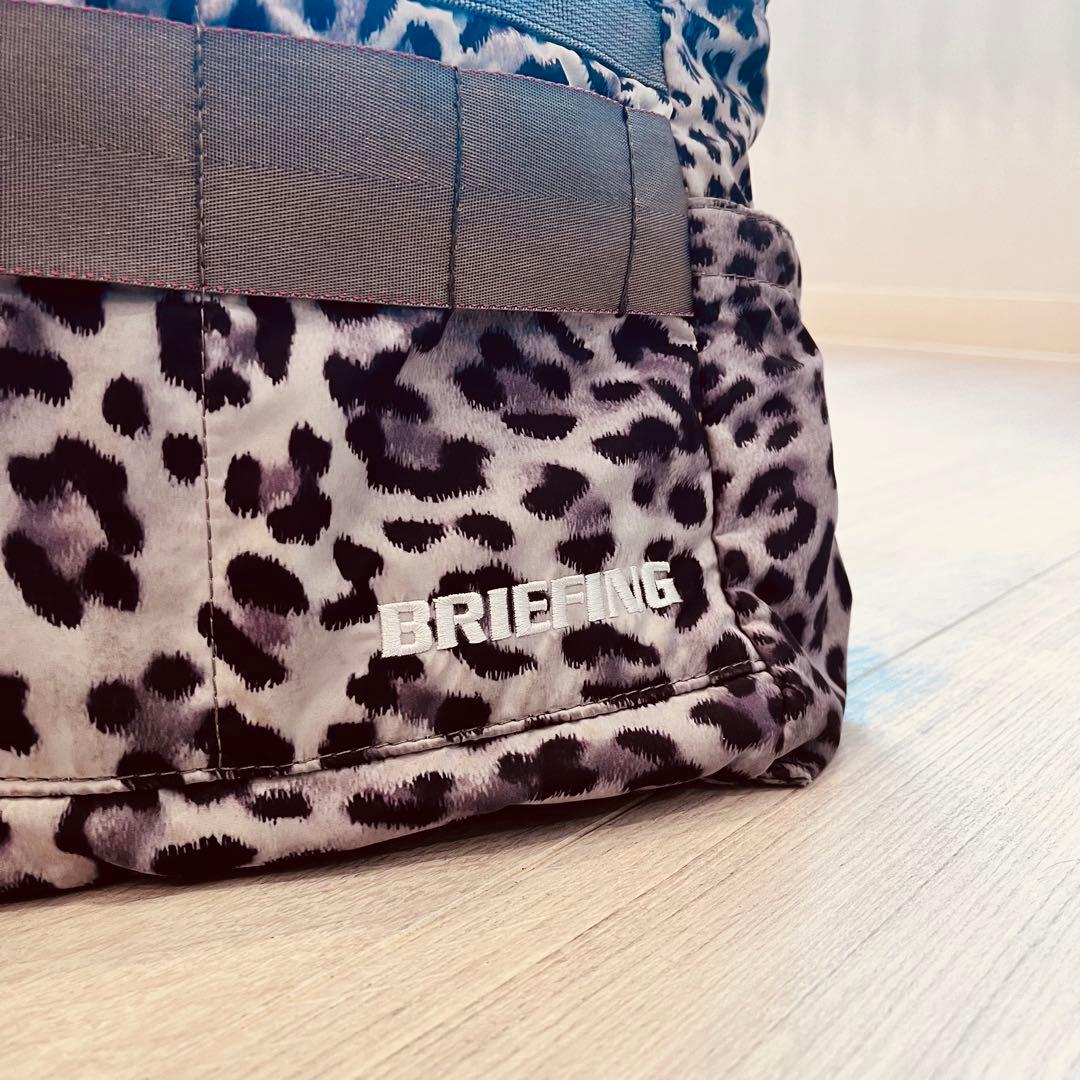 BRIEFING 2WAY カートバッグ レオパード柄