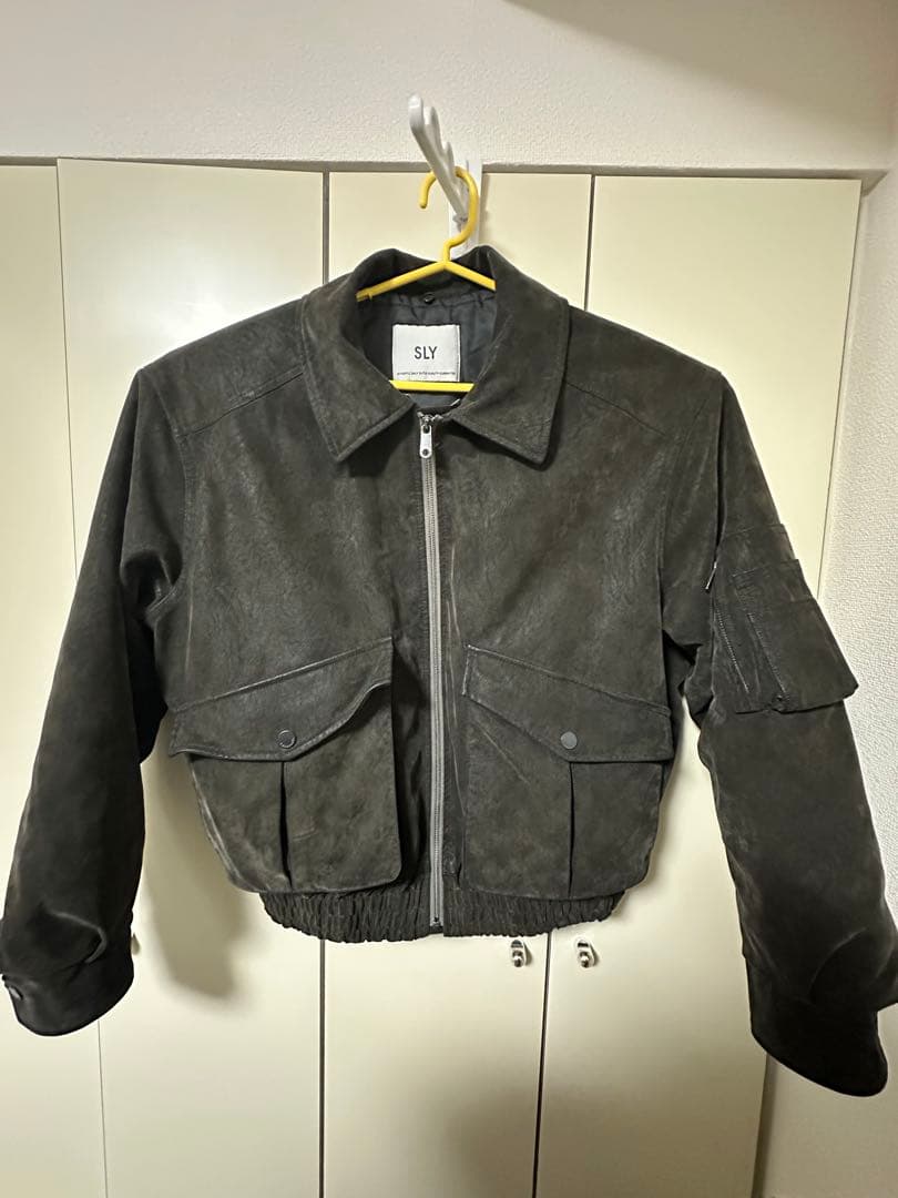 SLY 今季 WASHED PUFFER ブルゾン 黒