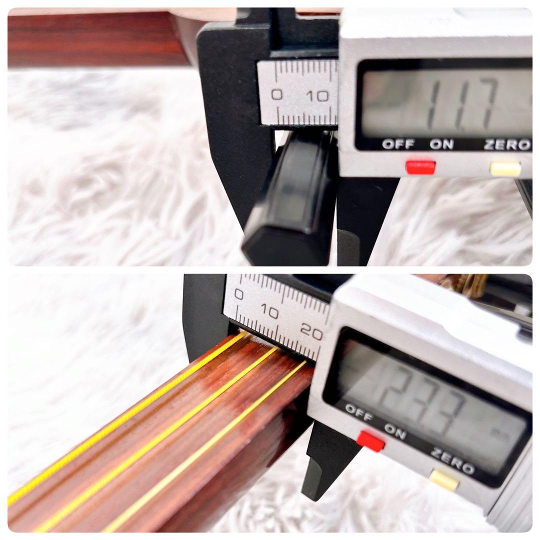 長唄三味線　細棹　花梨　丸打胴　皮破れなし