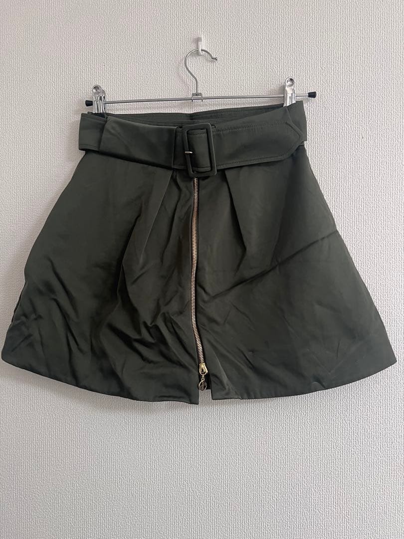 PATOU ベルト付き　ミニスカート