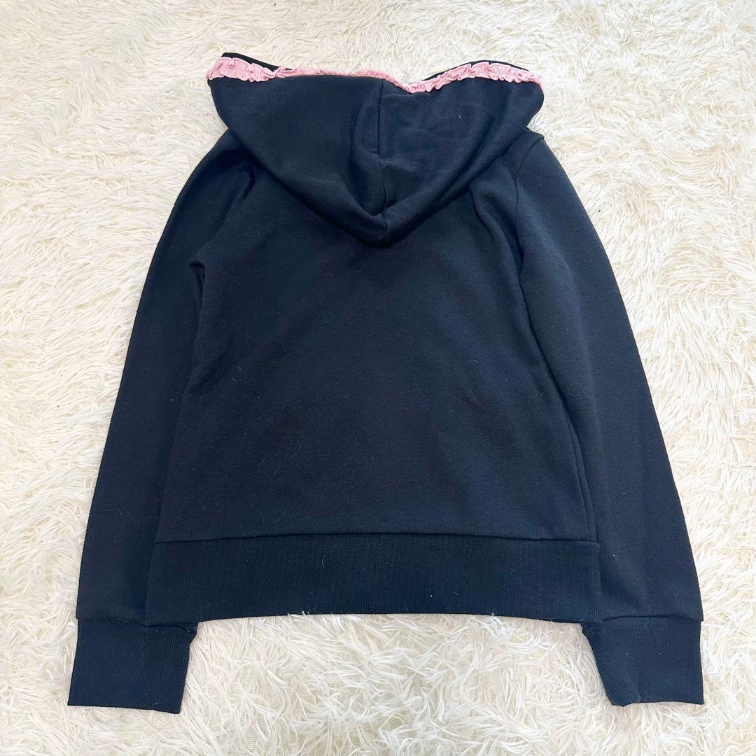 00s y2k 平成姫ギャル TRALALA パーカー フリル リボン 女の子