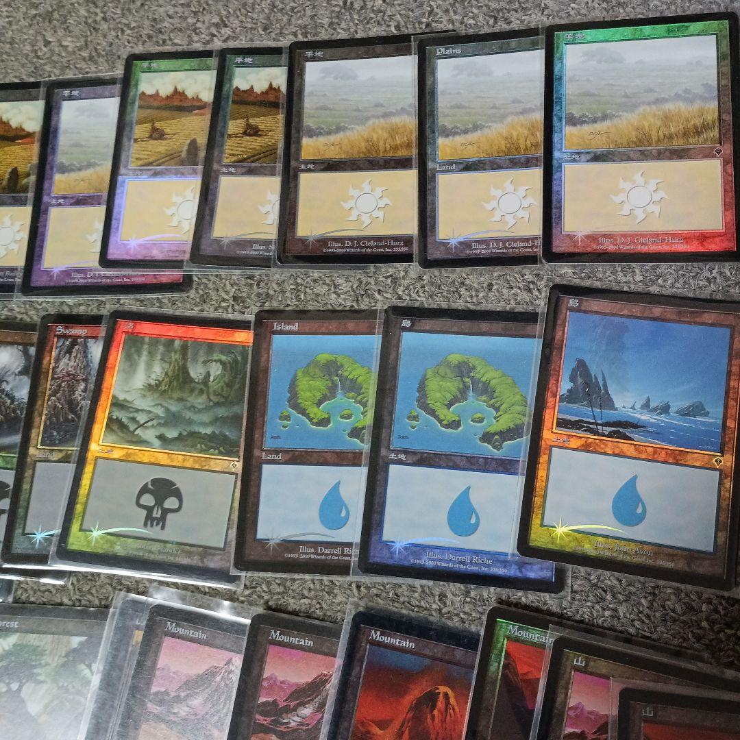ＭＴＧ　特価　旧枠土地foil インベイジョン　50枚前後