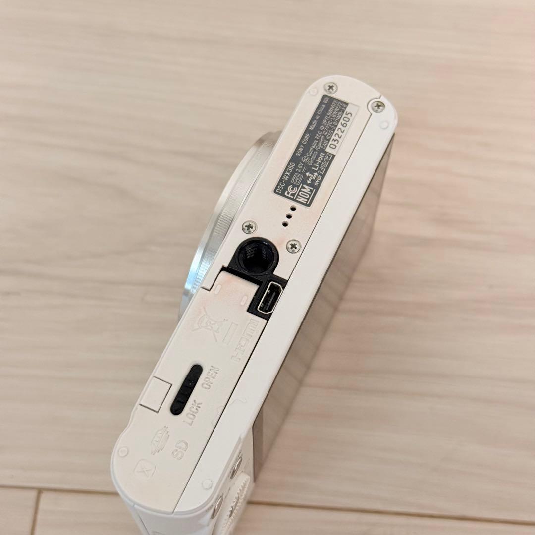 美品　SONY Cyber-shot DSC-WX350 コンデジ 純正ケース付