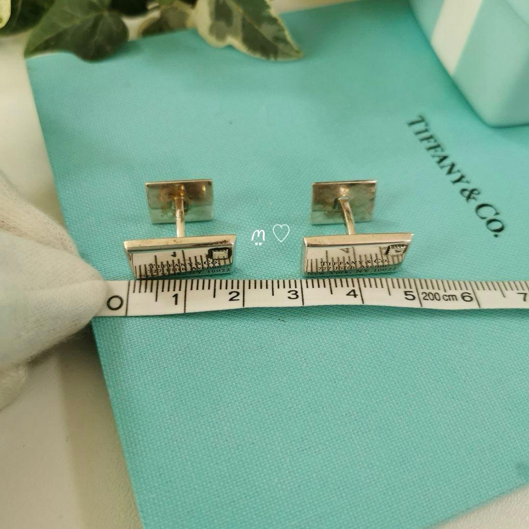 ティファニー　レターモチーフ　エンベロープカフス　カフリンクス　スーツ　メンズ
