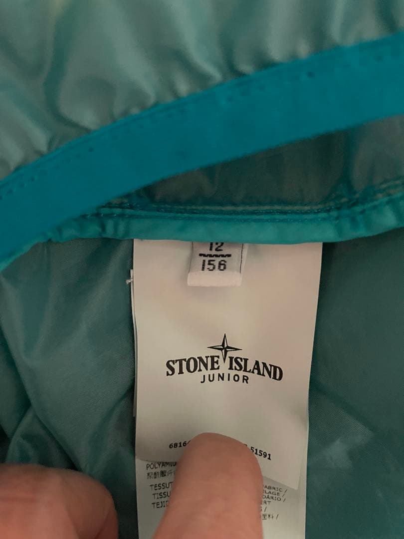 STONE  JUNIOR フード付きジャケット ライトブルー