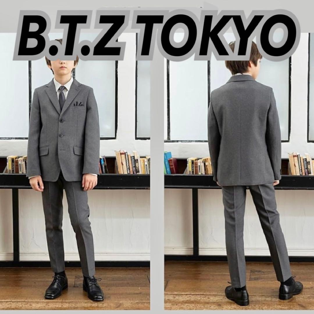 【新品】B.T.Z セットアップスーツ 5点セット 170cm グレー