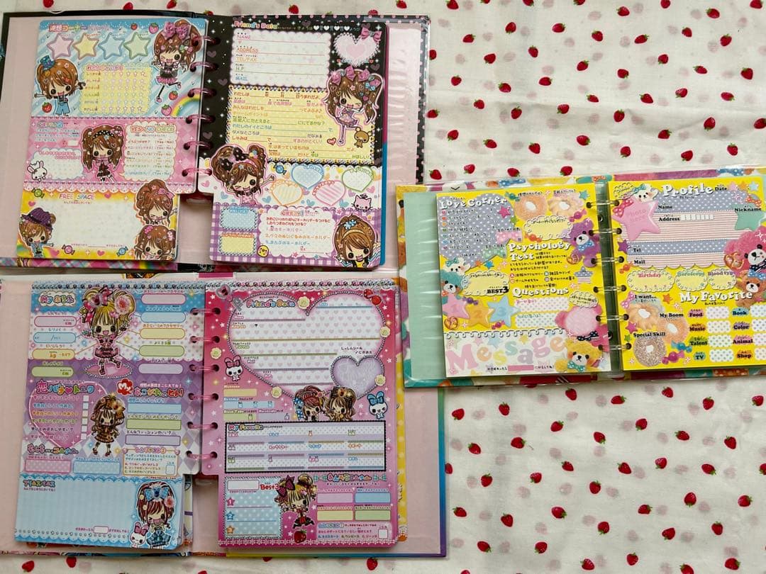 d*7様 メモ帳 プロフィール帳 まとめ売り Aセット