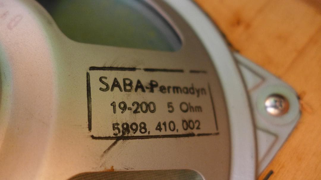 レア　SABA　サバ　Permadyn　19-200　+　フロントホーン　ペア