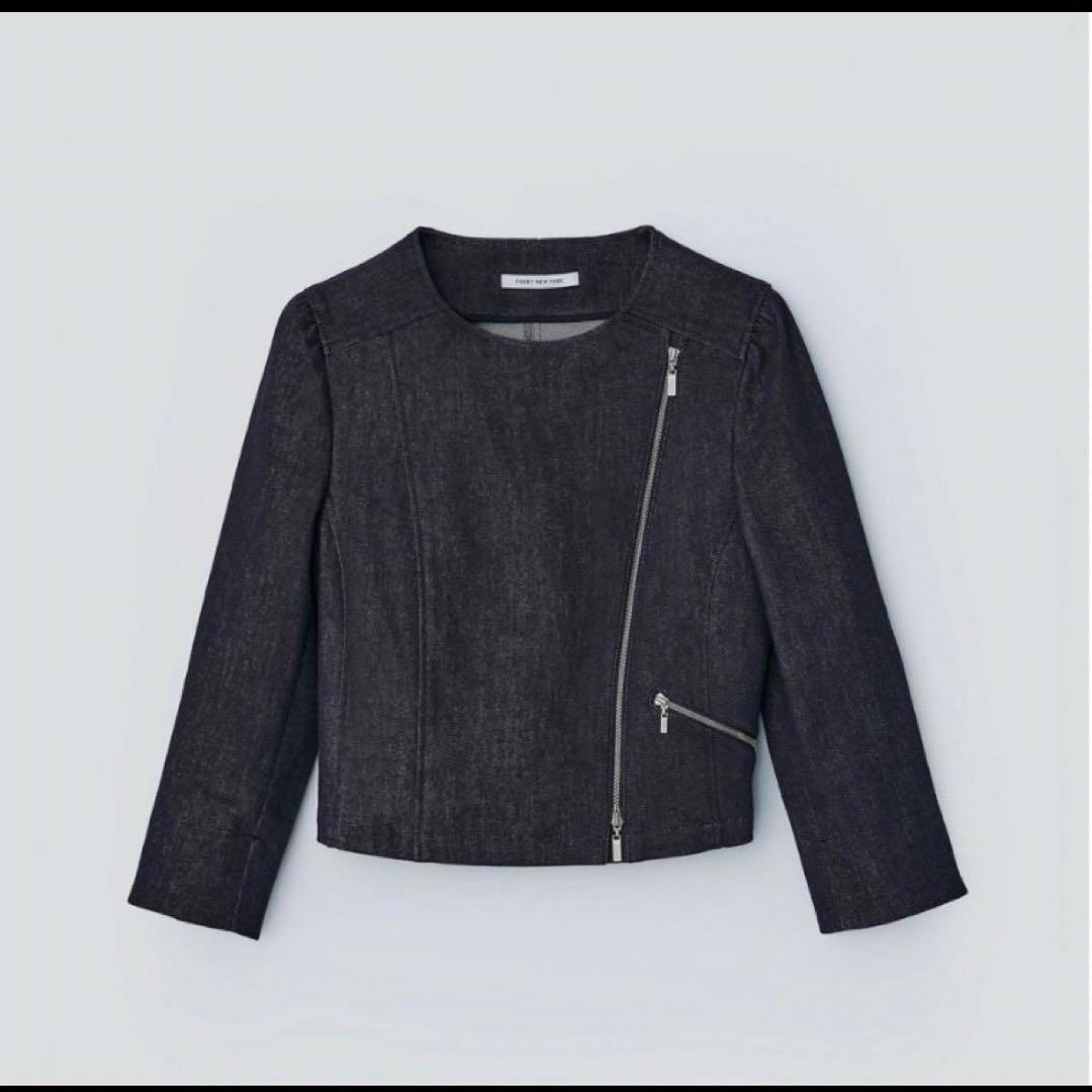 23年完売品　FOXEY NEWYORK マリーザ　デニムライダース　43290