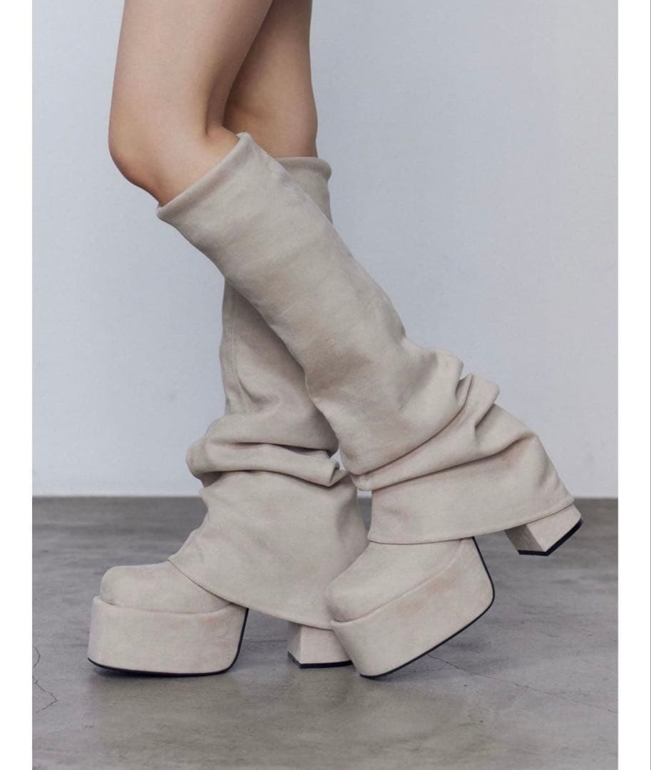 EMODA ルーズフレアカバーフィットブーツS