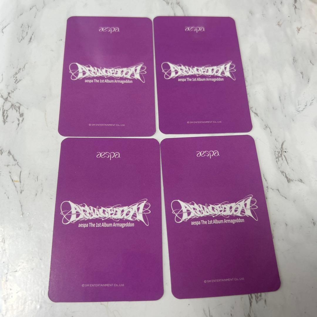 aespa Armageddon シンガポール サイン会 トレカ　セット