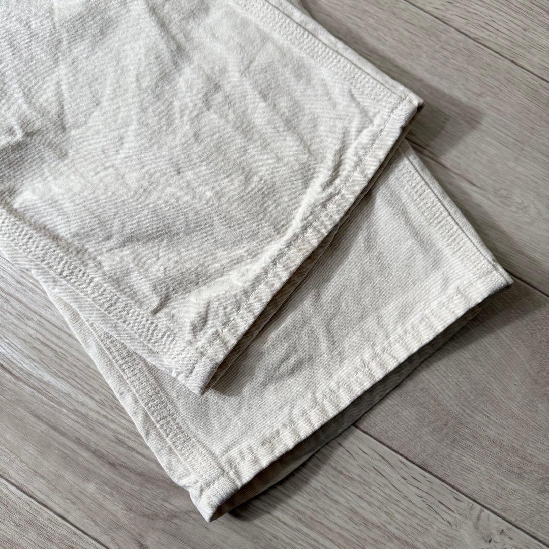 USA製！Carhartt カーハート ダブルニー ダックパンツ 生成り W36