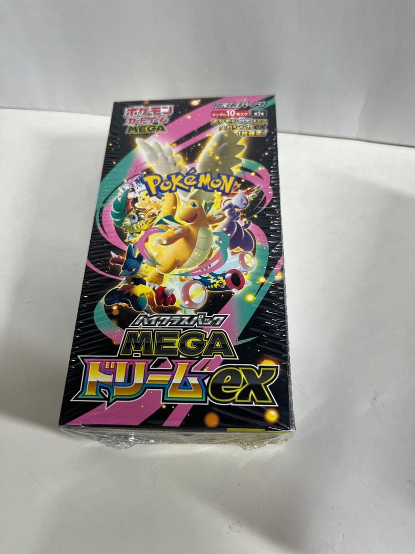 シュリンク付き未開封　ポケモンカードゲーム MEGAドリームEX ボックス