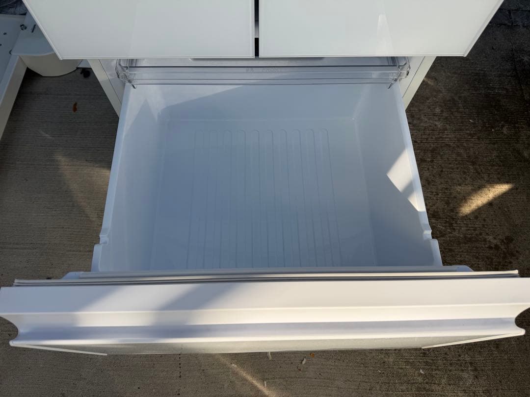 SHARP 5ドア冷蔵庫 SJ-GW41F-W 412L どっちでもドア