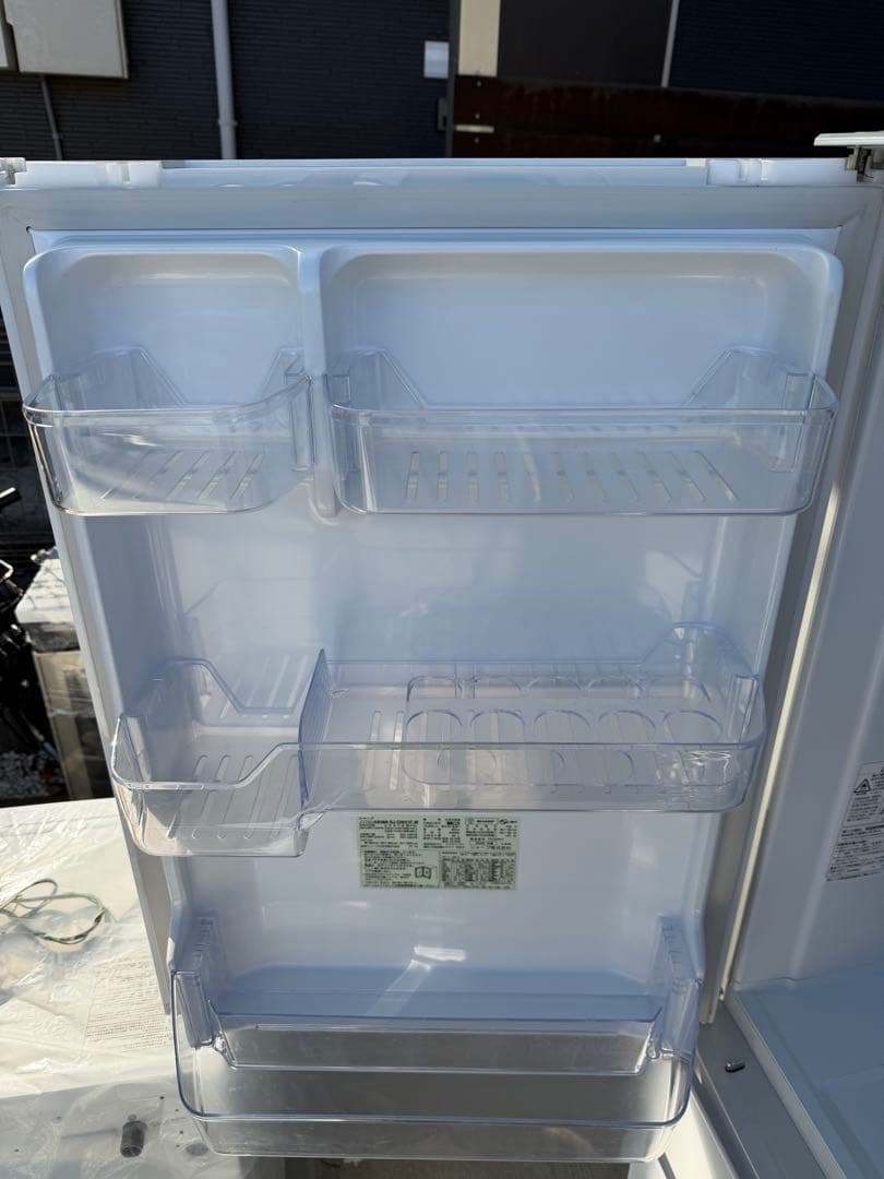 SHARP 5ドア冷蔵庫 SJ-GW41F-W 412L どっちでもドア