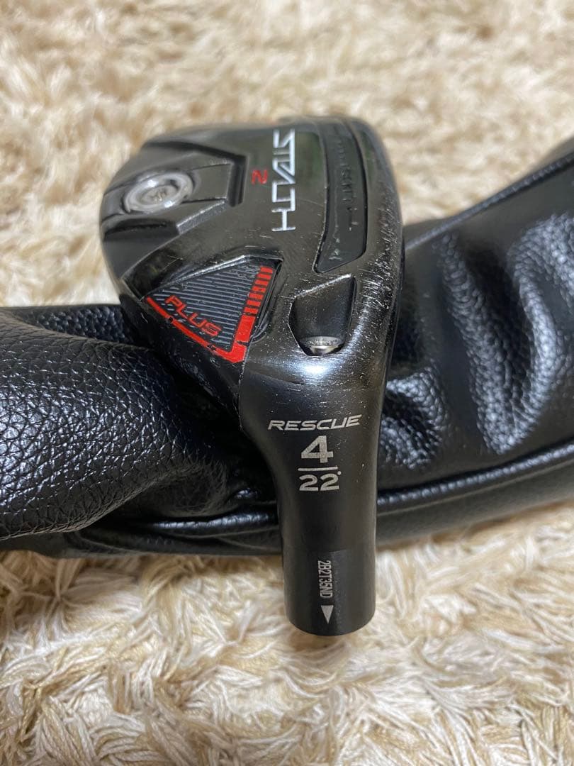 テーラーメイド　ステルス2プラス　レスキュー　4U ヘッドのみ　カバー付