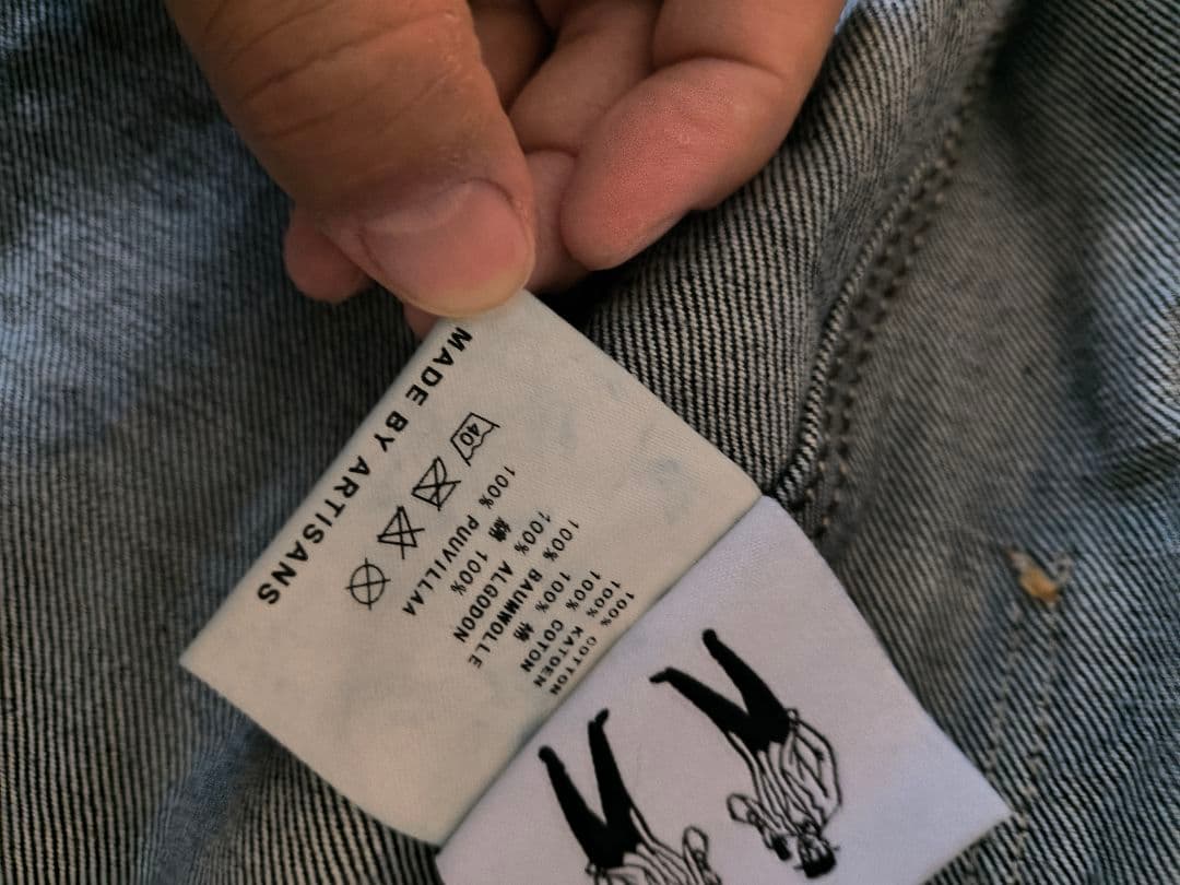 ヘビーオンス（14オンス位）1940年代デザインデニムカバーオール超希少XS