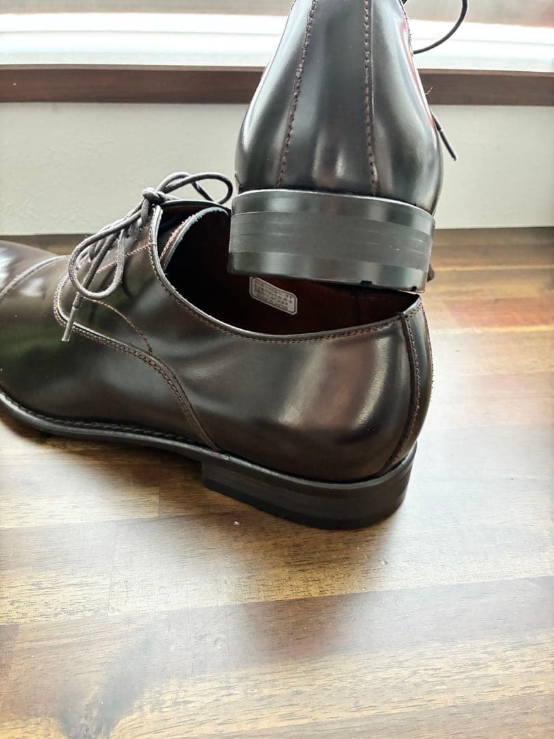 KENFORD 内羽根ストレートチップ 革靴 25.5 牛革 日本製 リーガル