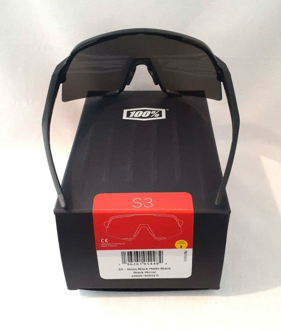 新モデル 高校野球対応 100% S3 マットグロスブラック ワンハンドレッド