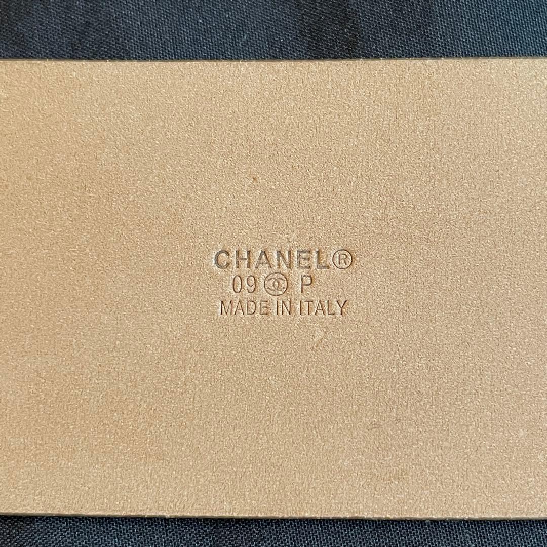 美品 CHANEL シャネル 09P スエードベルト ココマーク 85/34