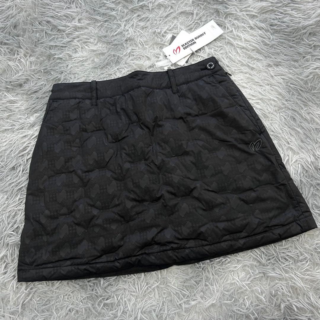 新品　マスターバニーエディション　スカート　ダウン　ストレッチ　防寒　ブラック