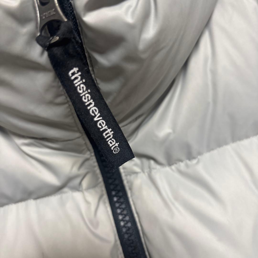 thisisneverthat ダウンジャケット グレー