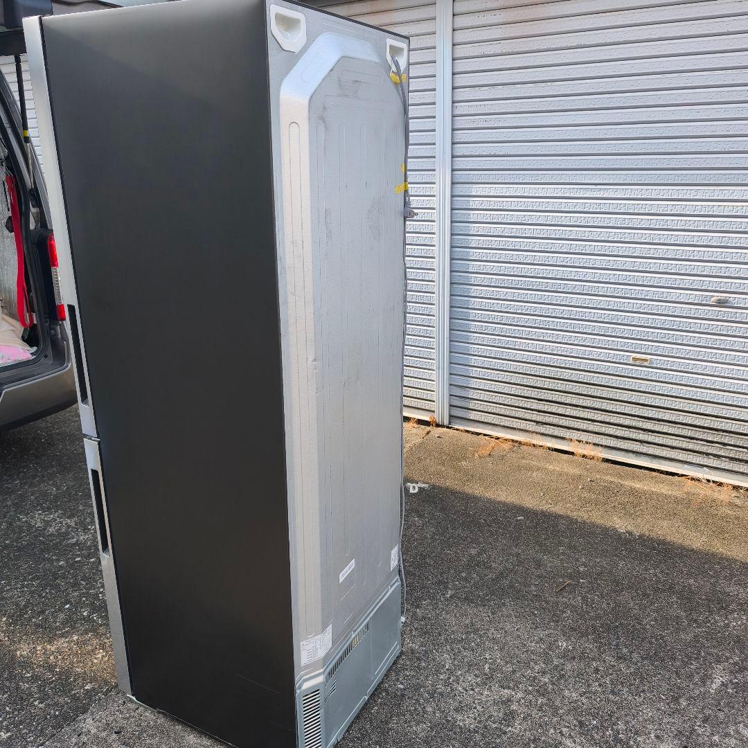 Haier 冷蔵庫 シルバー 340L 2ドア 右開き 冷凍室 119L 除菌済