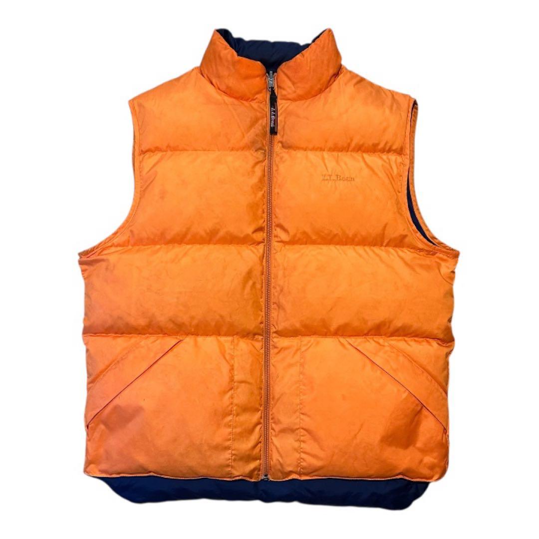 『L.L.BEAN』90s00s ダウン ベスト エルエルビーン リバーシブル