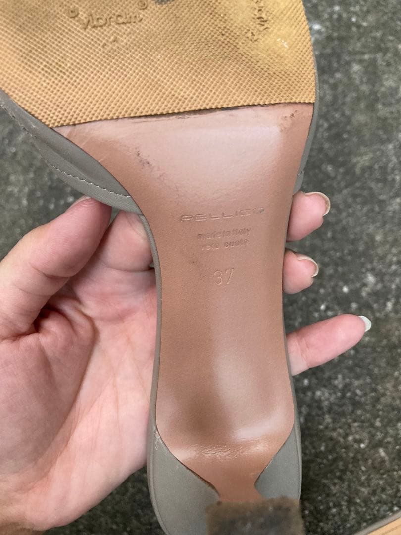 【PELLICO】ワイドスクエアミュール