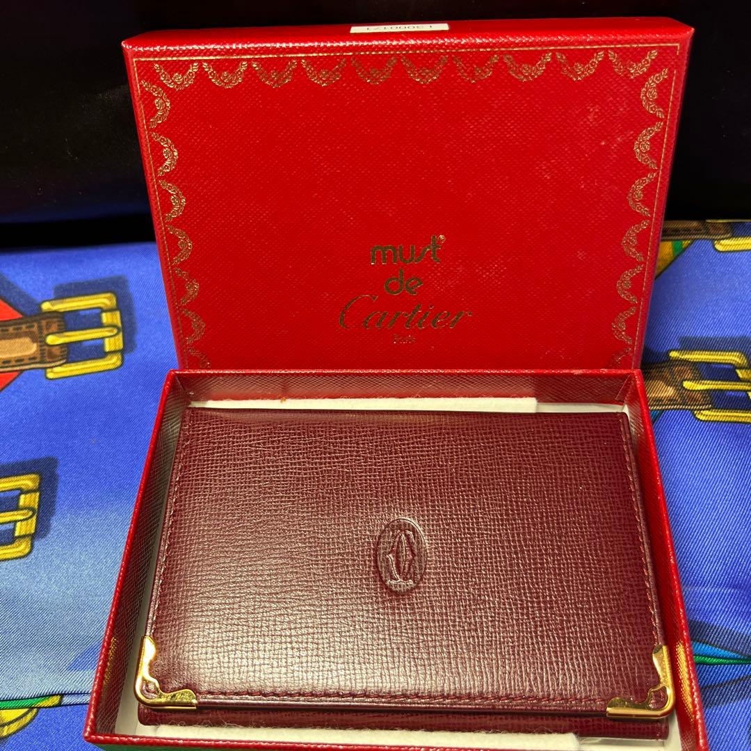 カルティエ 名刺入れ マスト ドゥ カルティエ L300171 新品未使用