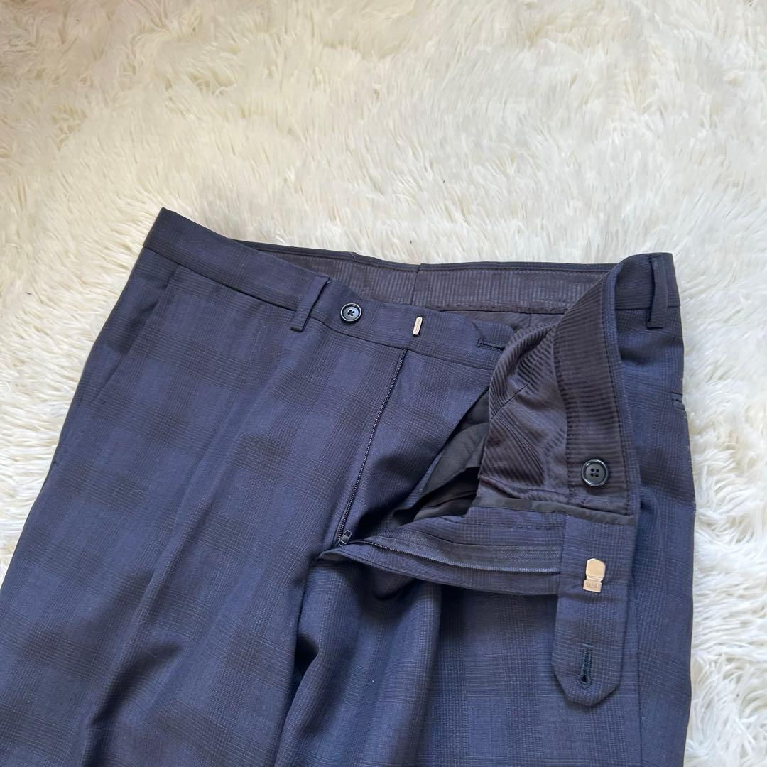 Errico Formicola シルク　モヘヤ　スーツ　ネイビー