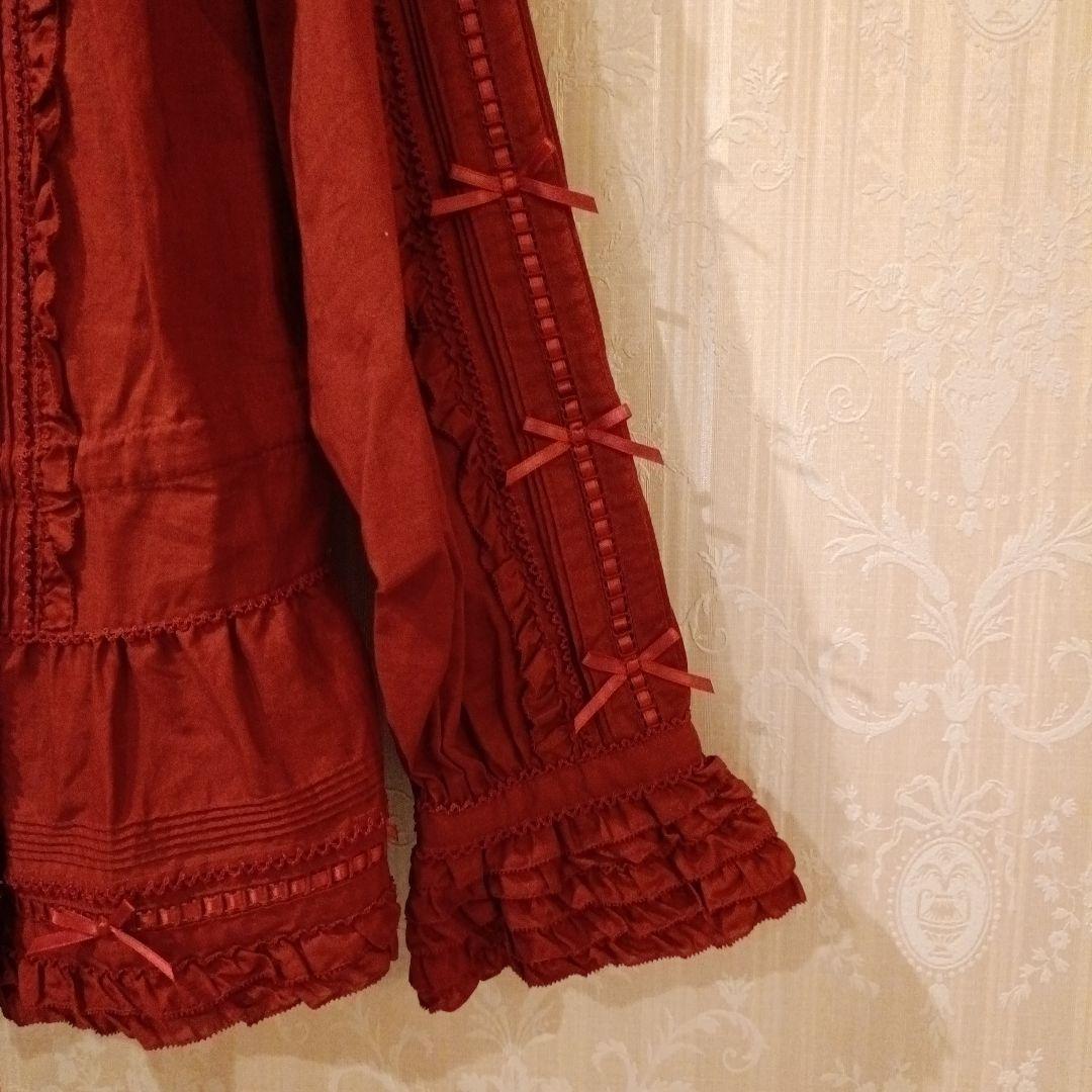 ピンクハウス　オーバーブラウス　赤