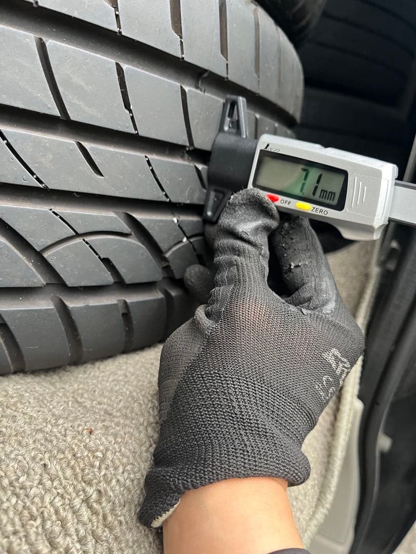 (バリ山)プリウス純正50ツーリングホイールタイヤ4本セット(ジャンク)