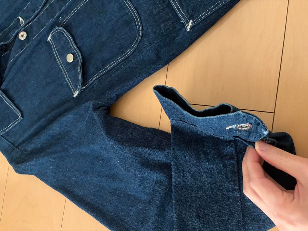 カバーオール40s〜60sデニムジャケット(着画あり)