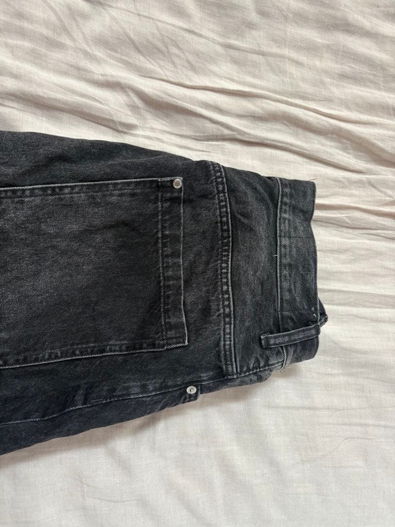  スーパーバギーデニム ブラック