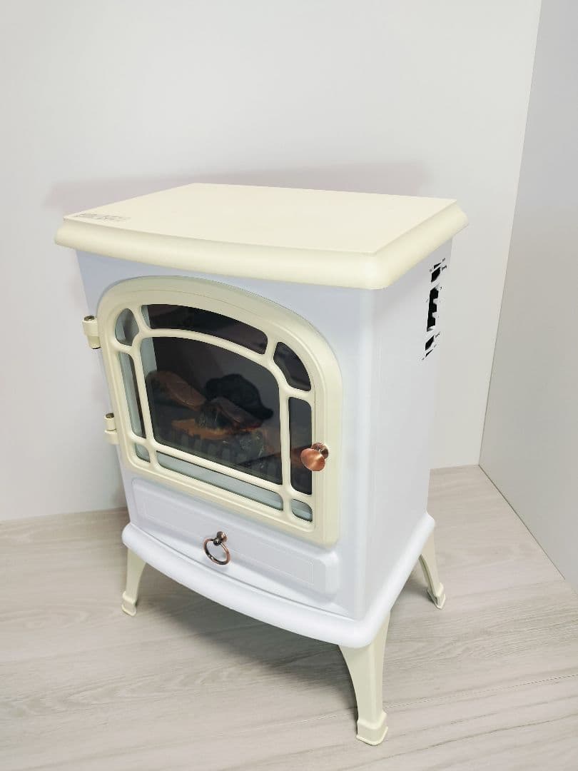暖炉型ファンヒーター ホワイト HF-2008WH ヒロ・コーポレーション