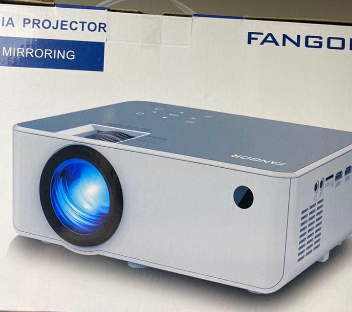 プロジェクター 9000ルーメン ネイティブ解像度1080P スマホ