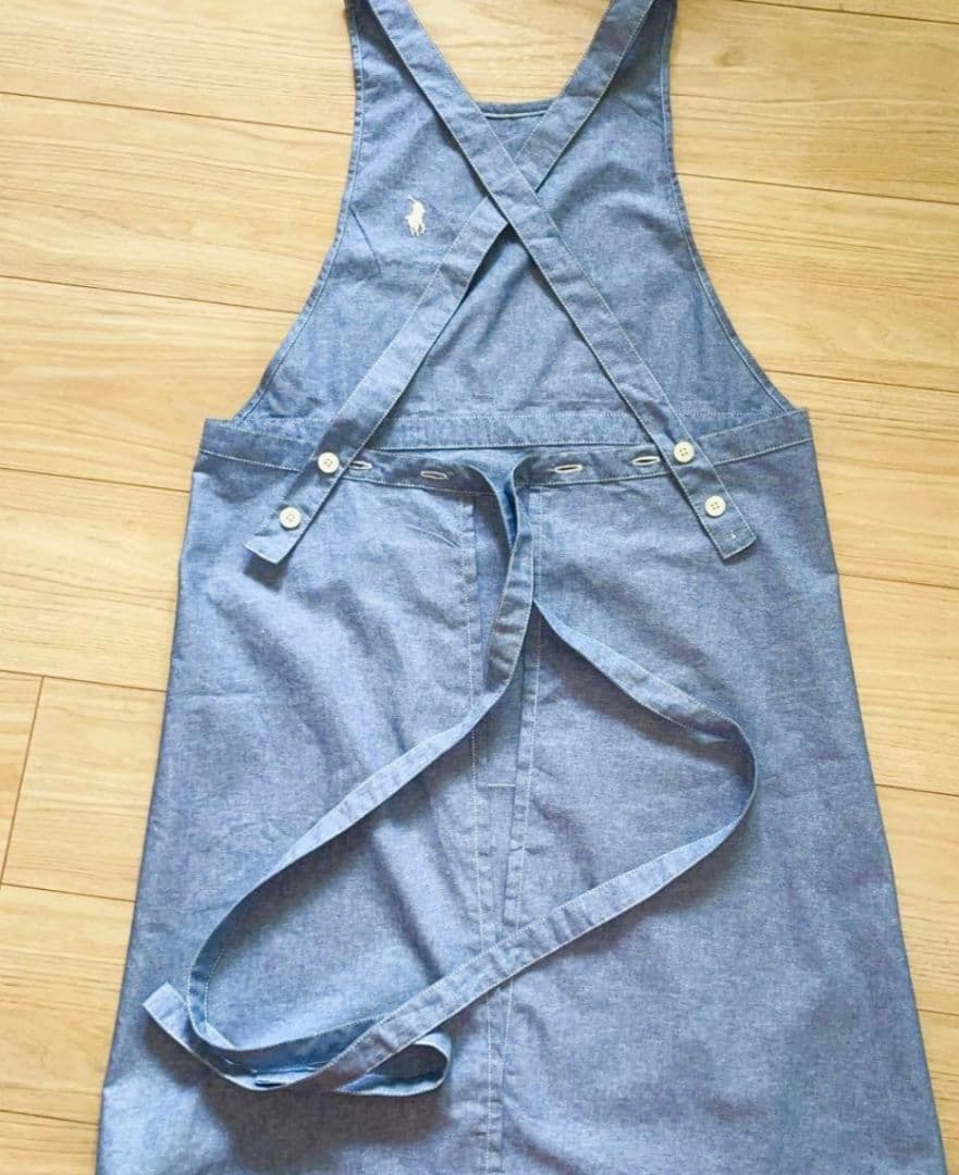 ラルフ・ローレン ☆シャンブレーエプロン